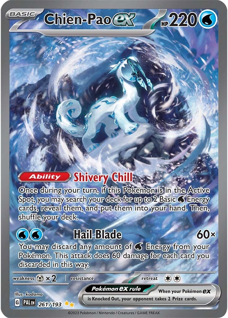 Chien-Pao ex (261/193) [Scarlet & Violet: Paldea Evolved] | Clutch Gaming