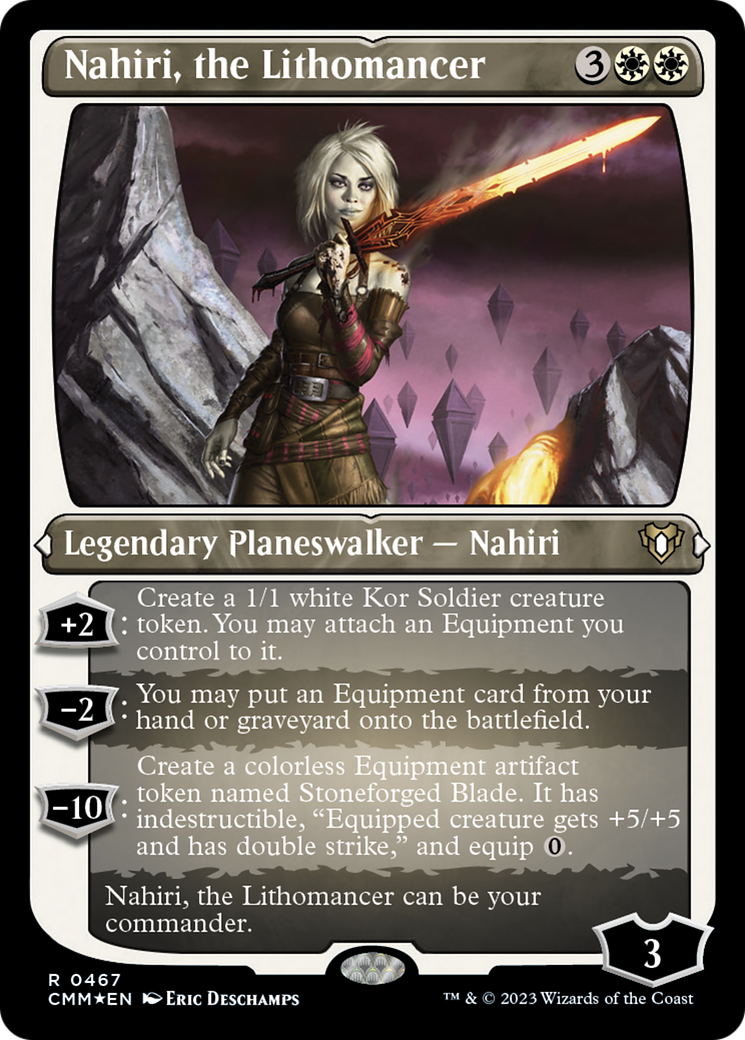 Nahiri, the Lithomancer (Foil Etched) [Commander Masters] | Clutch Gaming