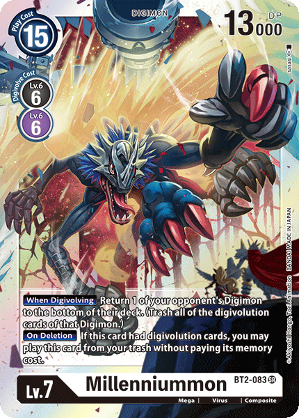 Millenniummon [BT2-083] [Release Special Booster Ver.1.0] | Clutch Gaming