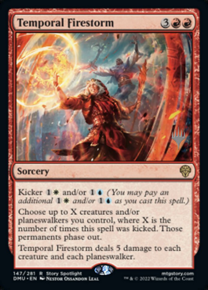 Temporal Firestorm (Promo Pack) [Dominaria United Promos] | Clutch Gaming