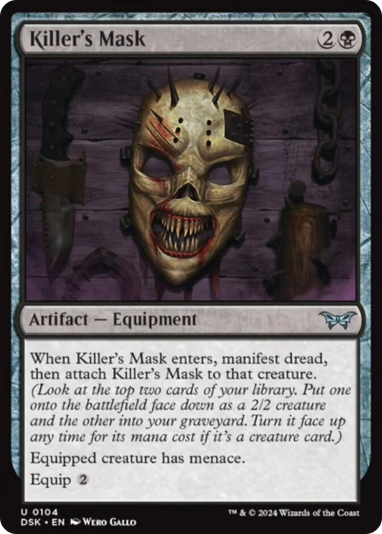 Killer's Mask [Duskmourn: House of Horror] | Clutch Gaming