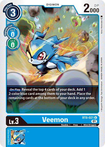 Veemon [BT8-021] [New Awakening] | Clutch Gaming