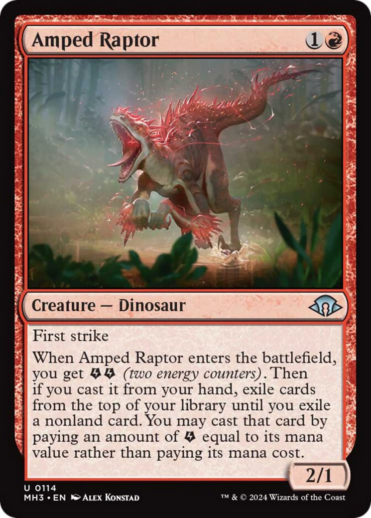 Amped Raptor [Modern Horizons 3] | Clutch Gaming