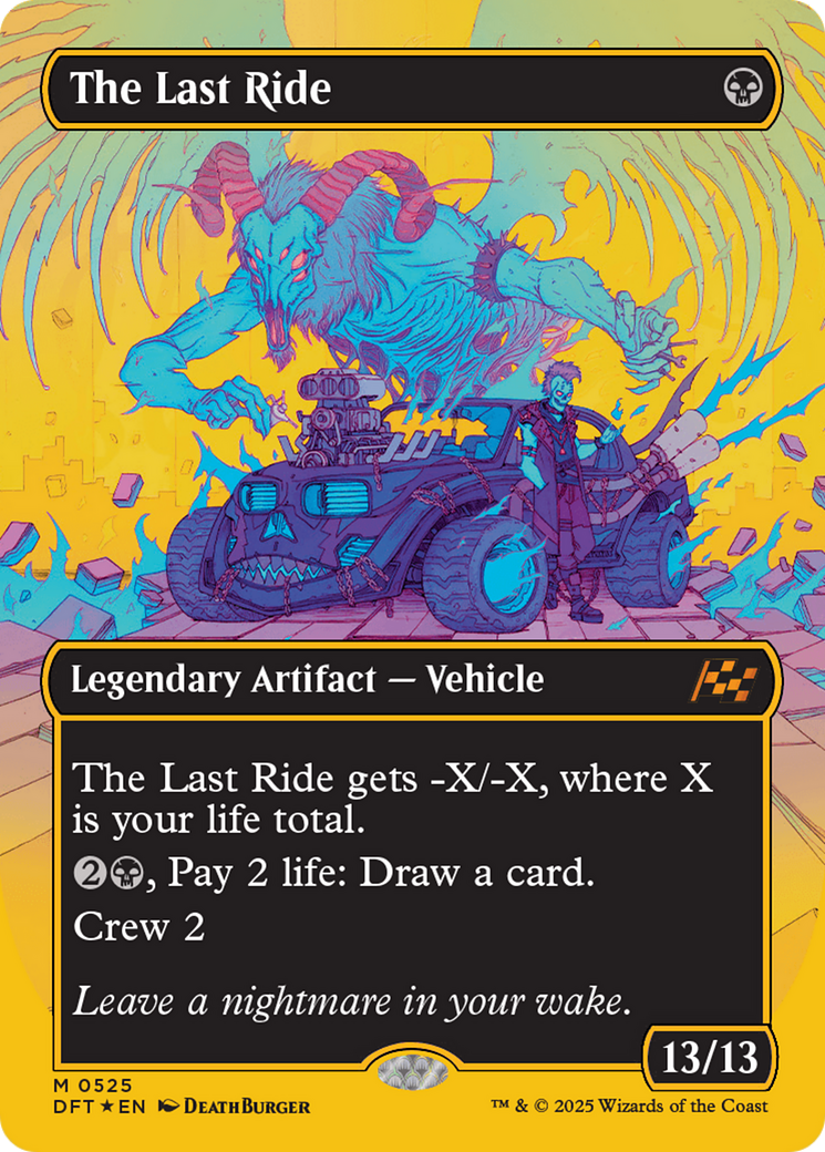 The Last Ride (Borderless) (First-Place Foil) [Aetherdrift] | Clutch Gaming