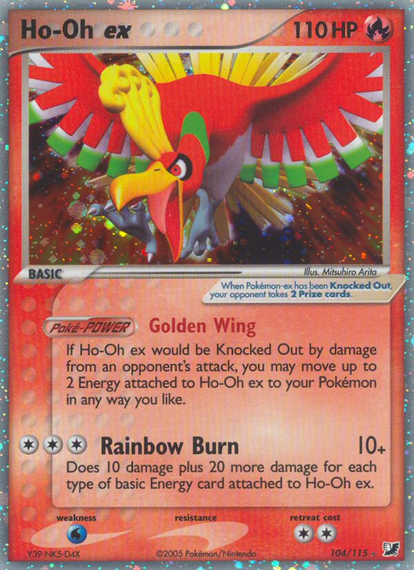 Ho-Oh ex (104/115) [EX: Unseen Forces] | Clutch Gaming