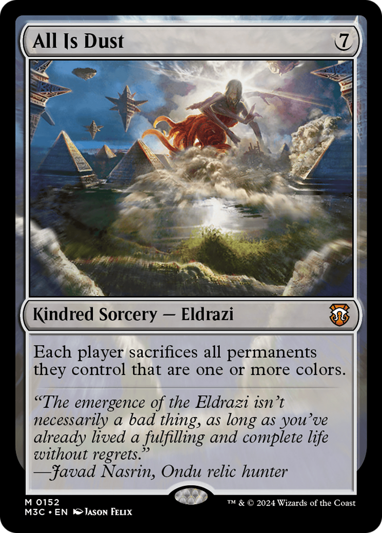 All Is Dust (Ripple Foil) [Modern Horizons 3 Commander] | Clutch Gaming