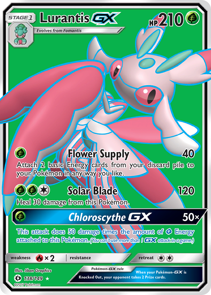 Lurantis GX (138/149) [Sun & Moon: Base Set] | Clutch Gaming