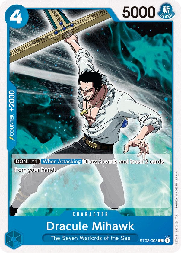 Dracule Mihawk [Starter Deck: The Seven Warlords of The Sea] | Clutch Gaming