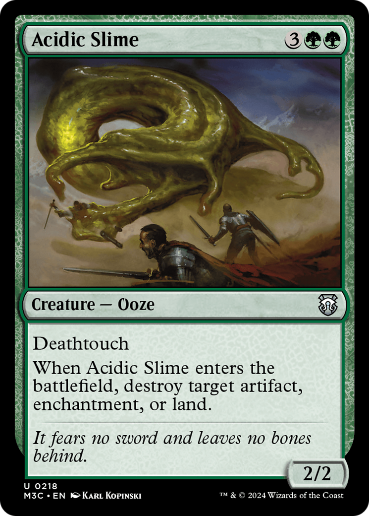 Acidic Slime (Ripple Foil) [Modern Horizons 3 Commander] | Clutch Gaming