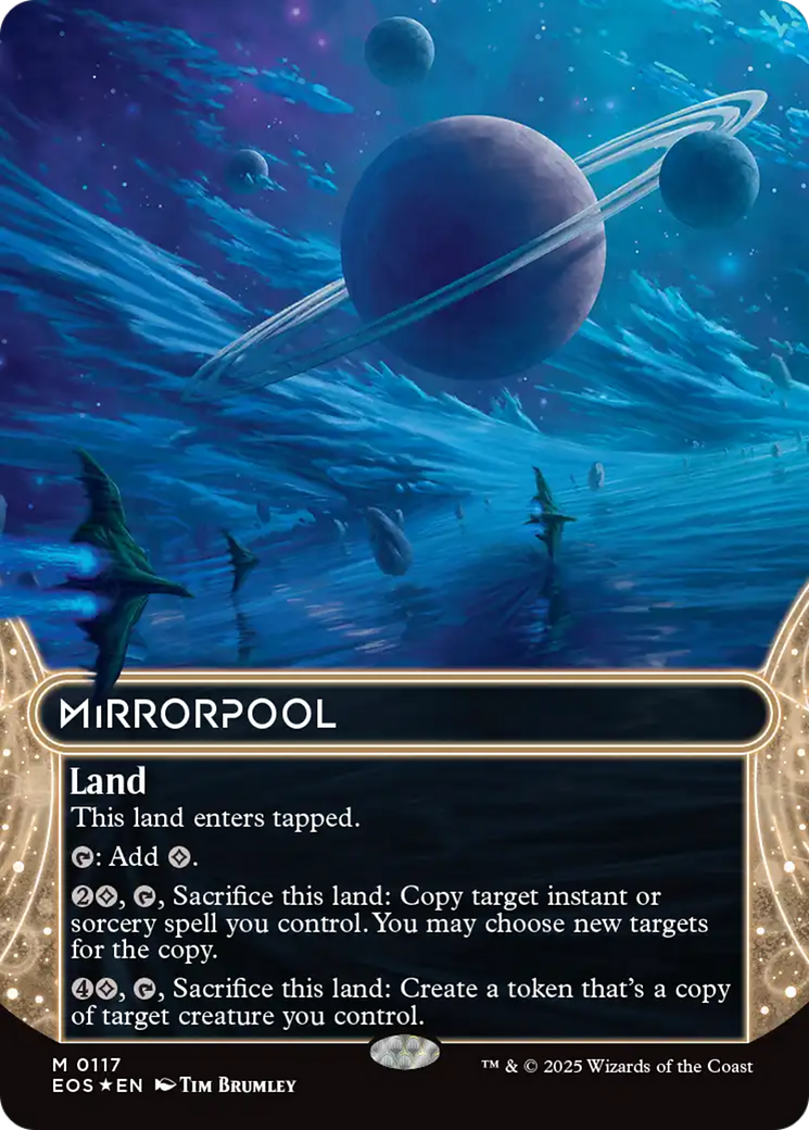 Mirrorpool (0117) (Borderless) (Galaxy Foil) [Edge of Eternities: Stellar Sights] | Clutch Gaming