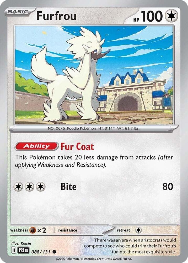 Furfrou (088/131) [Scarlet & Violet: Prismatic Evolutions] | Clutch Gaming