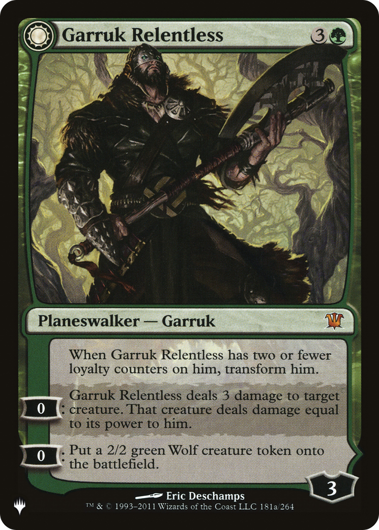 Garruk Relentless // Garruk, the Veil-Cursed [Secret Lair: From Cute to Brute] | Clutch Gaming