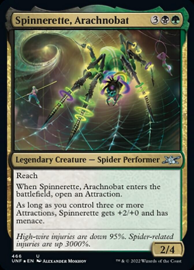 Spinnerette, Arachnobat (Galaxy Foil) [Unfinity] | Clutch Gaming