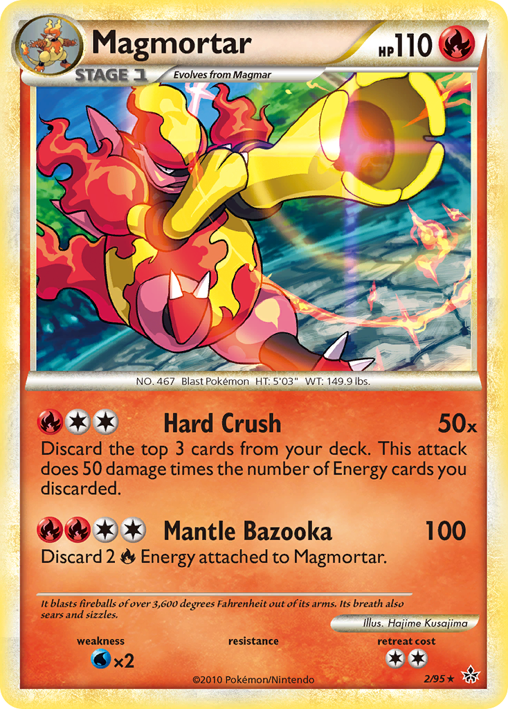 Magmortar (2/95) [HeartGold & SoulSilver: Unleashed] | Clutch Gaming