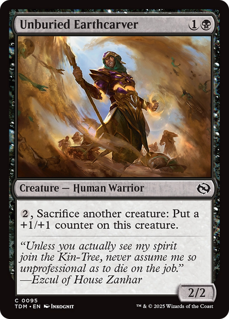 Unburied Earthcarver [Tarkir: Dragonstorm] | Clutch Gaming