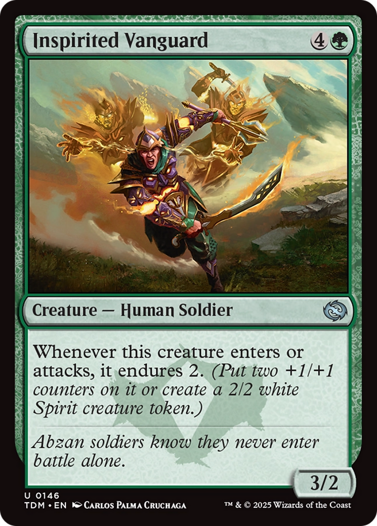 Inspirited Vanguard [Tarkir: Dragonstorm] | Clutch Gaming