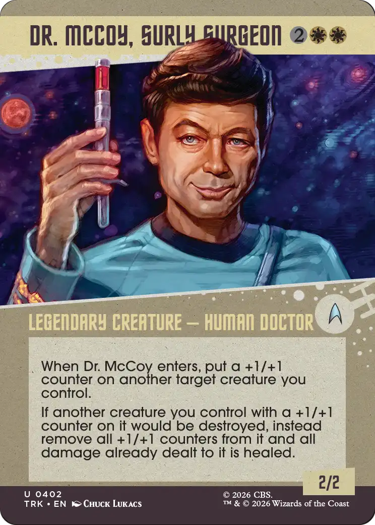 Dr. McCoy, Surly Surgeon (Showcase) [Star Trek] | Clutch Gaming