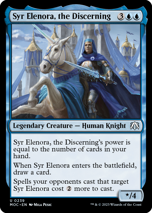 Syr Elenora, the Discerning [March of the Machine Commander] | Clutch Gaming