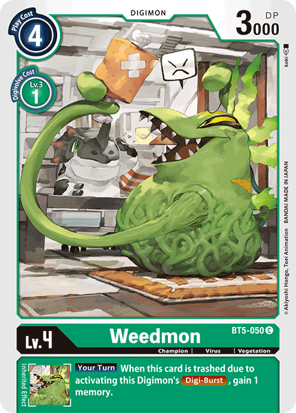 Weedmon [BT5-050] [Battle of Omni] | Clutch Gaming