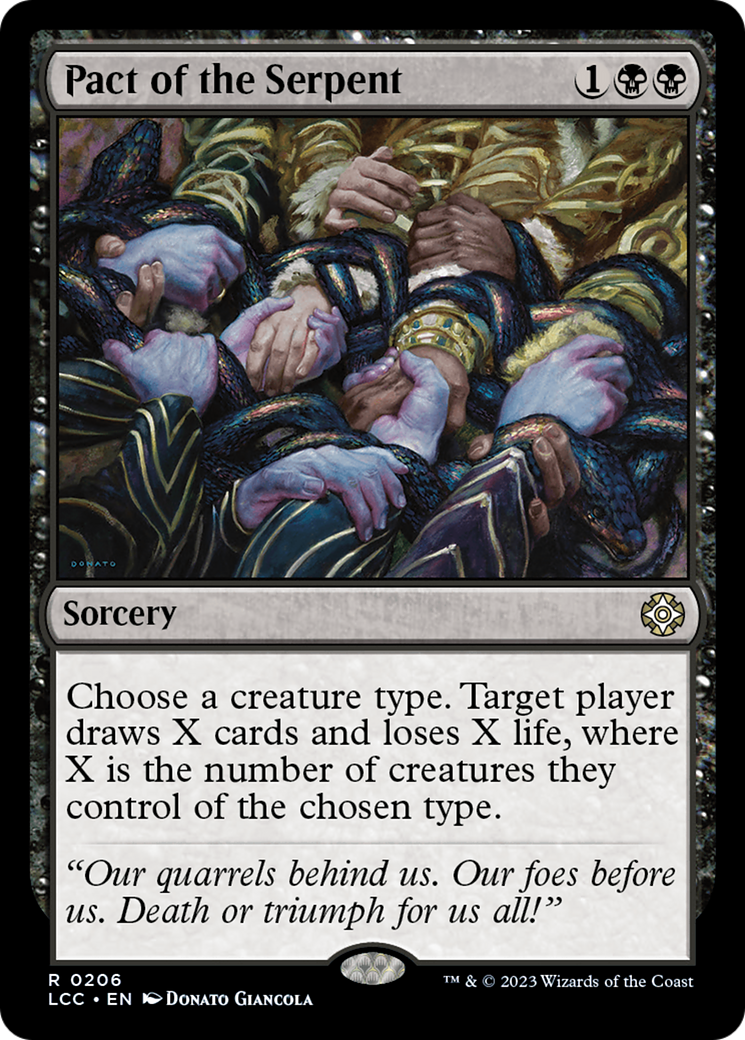 Pact of the Serpent [The Lost Caverns of Ixalan Commander] | Clutch Gaming
