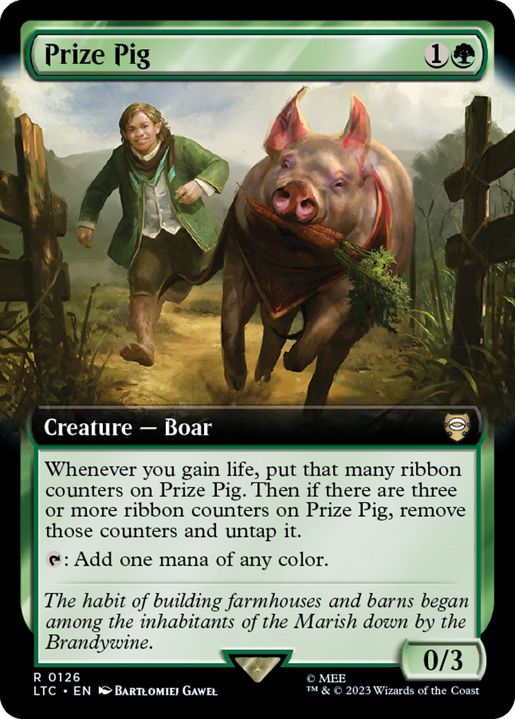 Prize Pig (Extended Art) [The Lord of the Rings: Tales of Middle-Earth Commander] | Clutch Gaming