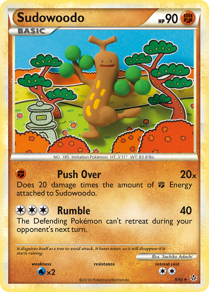 Sudowoodo (9/95) [HeartGold & SoulSilver: Unleashed] | Clutch Gaming