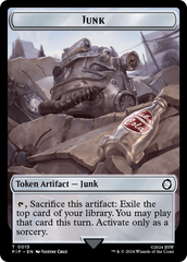 Copy // Junk Double-Sided Token [Fallout Tokens] | Clutch Gaming