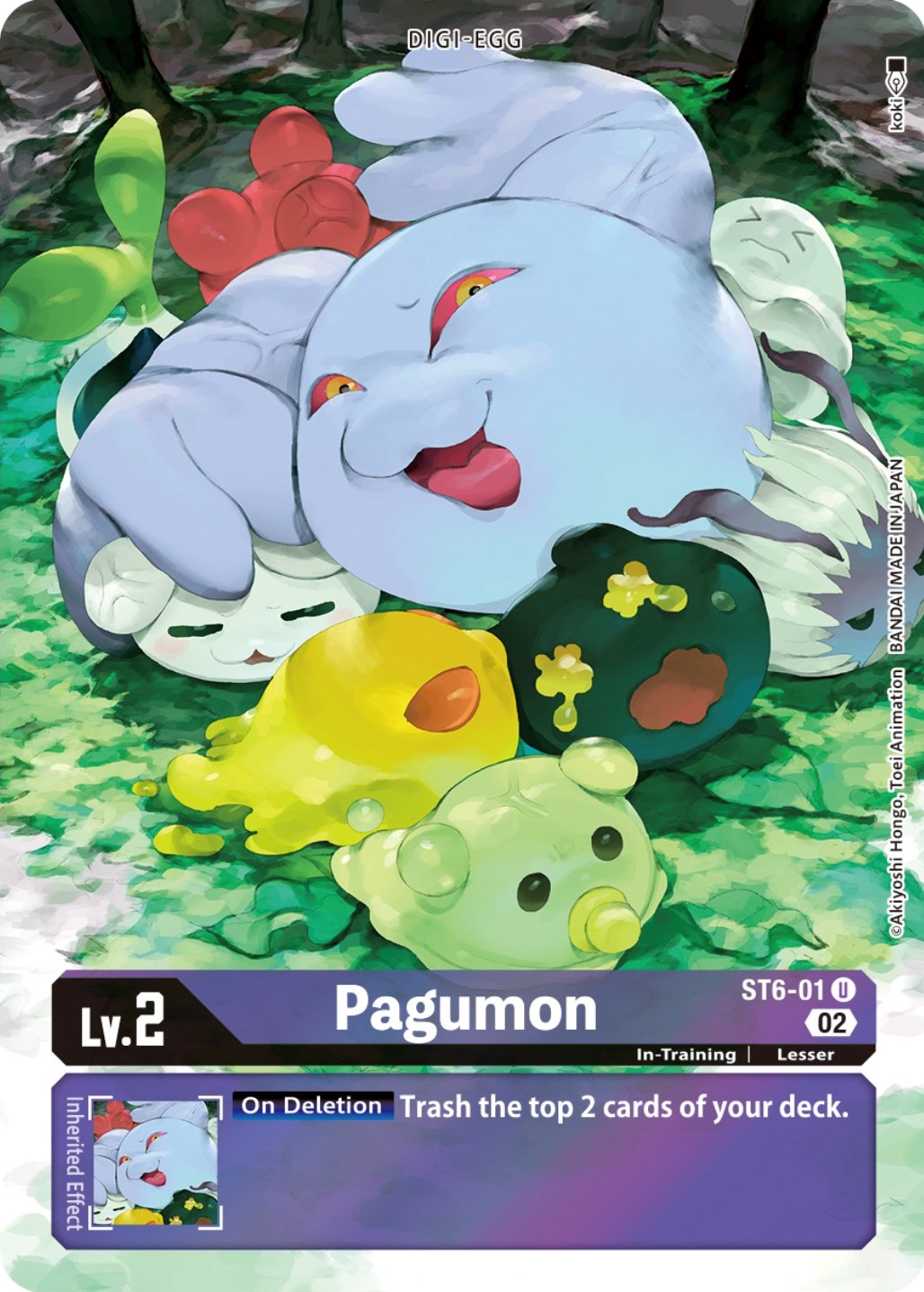 Pagumon [ST6-01] (Alternate Art) [Starter Deck: Beelzemon Advanced Deck Set] | Clutch Gaming