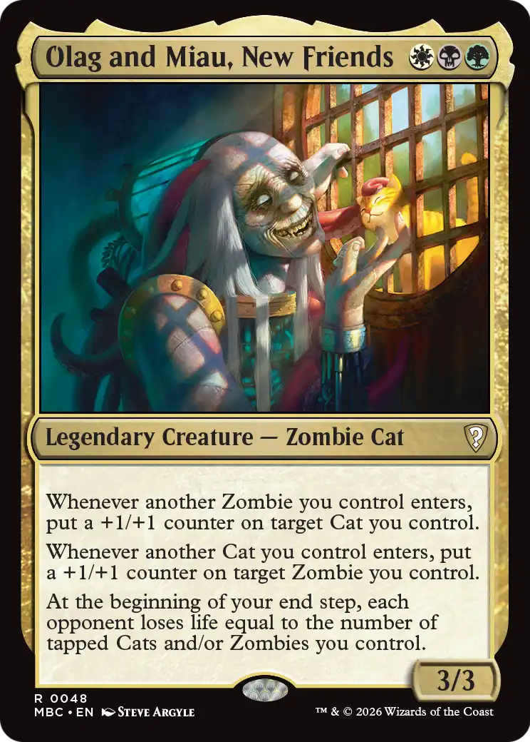 Olag and Miau, New Friends [Mystery Booster: Commander Edition] | Clutch Gaming