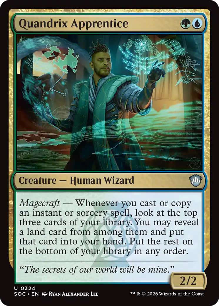 Quandrix Apprentice [Secrets of Strixhaven Commander] | Clutch Gaming