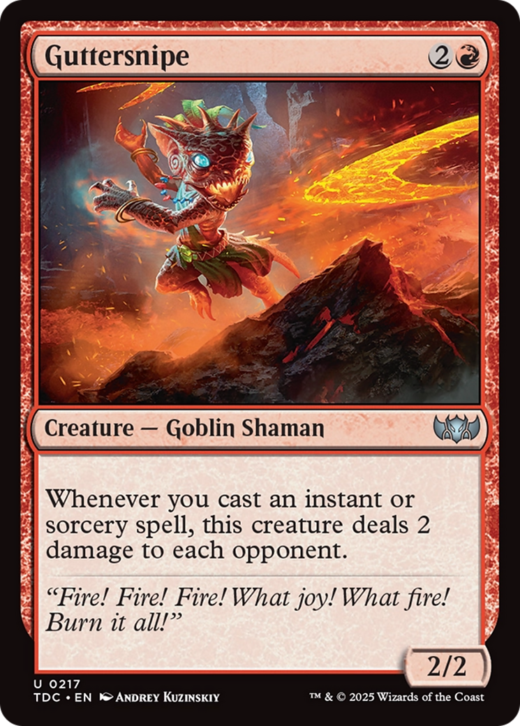 Guttersnipe [Tarkir: Dragonstorm Commander] | Clutch Gaming