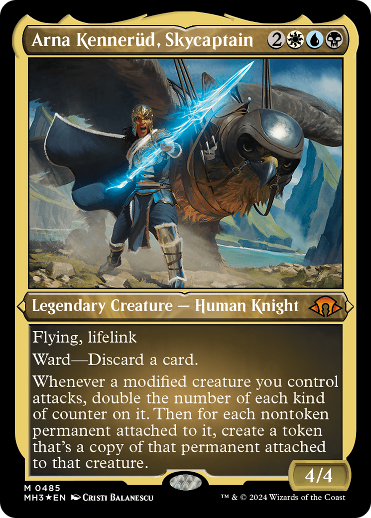 Arna Kennerud, Skycaptain (Foil Etched) [Modern Horizons 3] | Clutch Gaming