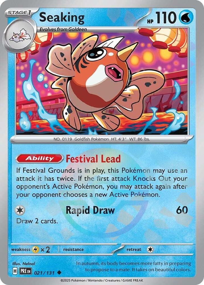 Seaking (021/131) (Poke Ball Pattern) [Scarlet & Violet: Prismatic Evolutions] | Clutch Gaming
