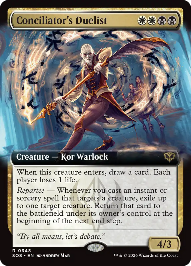Conciliator's Duelist (Extended Art) [Secrets of Strixhaven] | Clutch Gaming