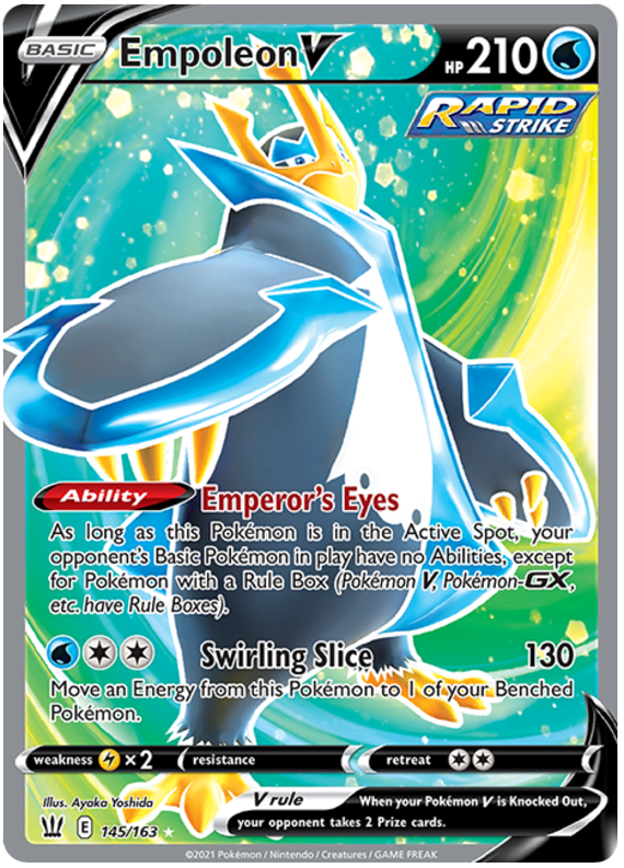 Empoleon V (145/163) [Sword & Shield: Battle Styles] | Clutch Gaming