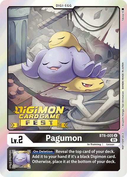 Pagumon [BT6-005] (Digimon Card Game Fest 2022) [Double Diamond Promos] | Clutch Gaming