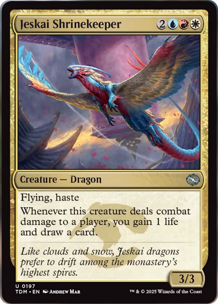 Jeskai Shrinekeeper [Tarkir: Dragonstorm] | Clutch Gaming