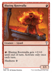 Blazing Rootwalla (White Border) [Mystery Booster 2] | Clutch Gaming