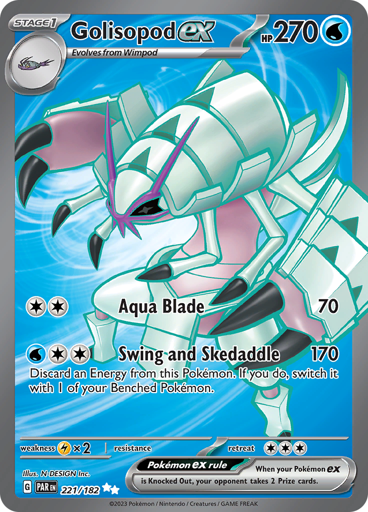 Golisopod ex (221/182) [Scarlet & Violet: Paradox Rift] | Clutch Gaming