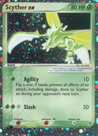 Scyther ex (102/109) [EX: Ruby & Sapphire] | Clutch Gaming