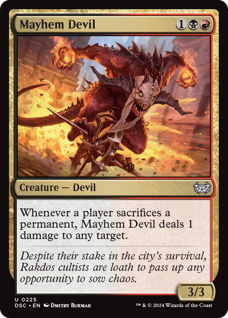 Mayhem Devil [Duskmourn: House of Horror Commander] | Clutch Gaming