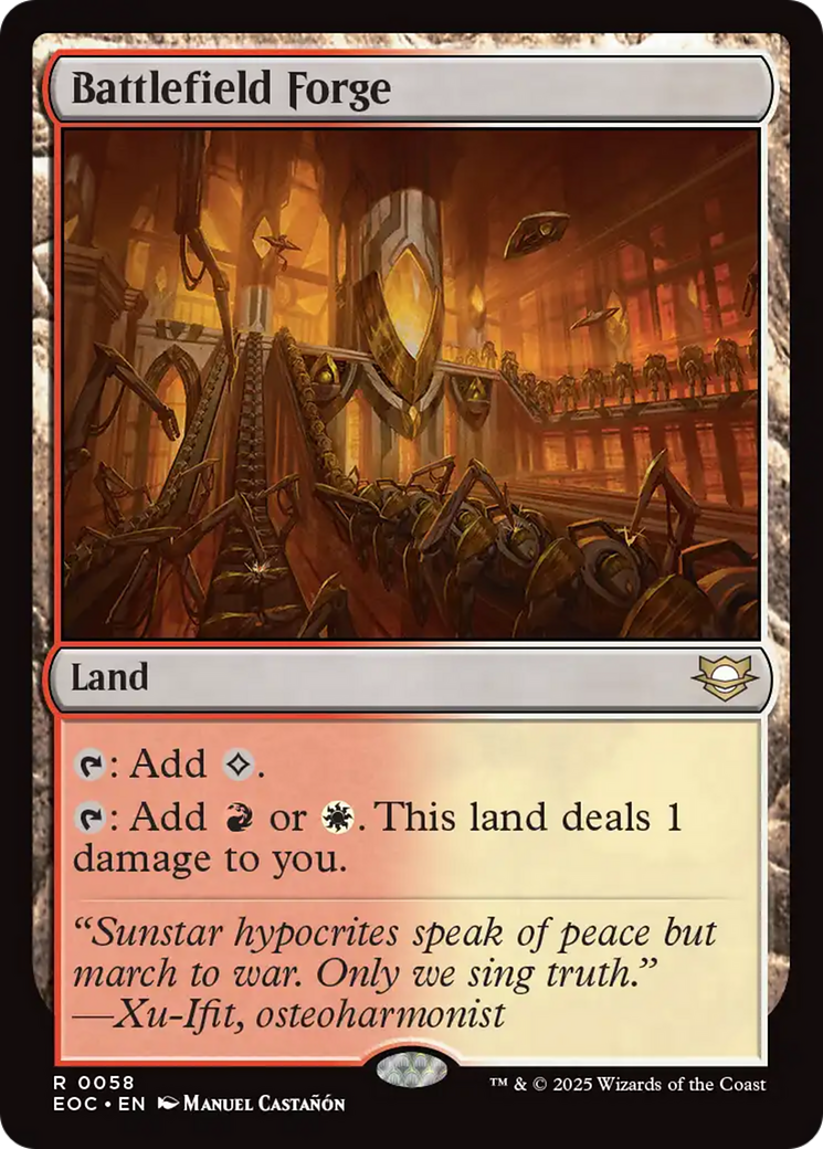 Battlefield Forge [Edge of Eternities Commander] | Clutch Gaming