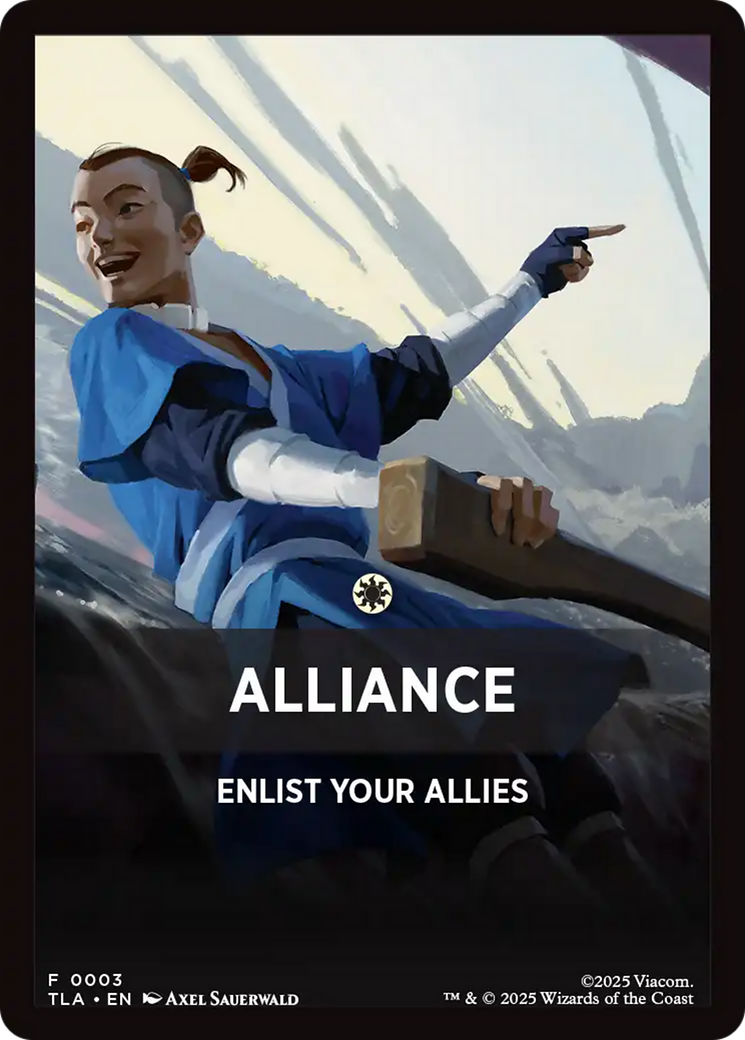 Alliance Theme Card [Avatar: The Last Airbender Tokens] | Clutch Gaming