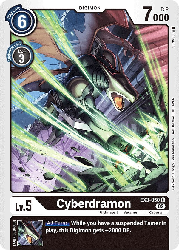 Cyberdramon [EX3-050] [Draconic Roar] | Clutch Gaming