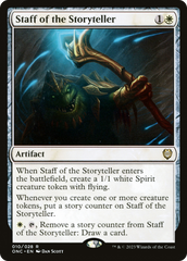 Staff of the Storyteller [Phyrexia: All Will Be One Commander] | Clutch Gaming