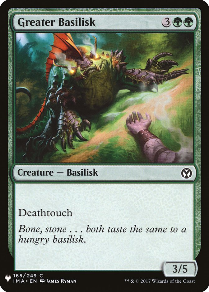 Greater Basilisk [Mystery Booster] | Clutch Gaming