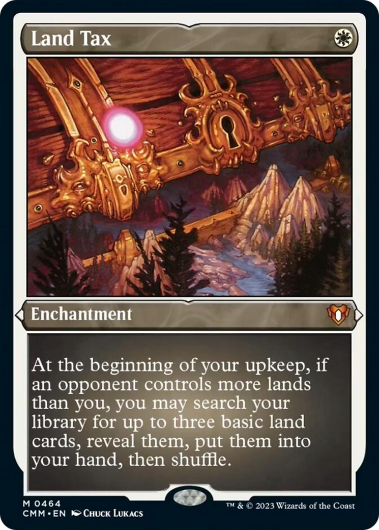 Land Tax (Foil Etched) [Commander Masters] | Clutch Gaming