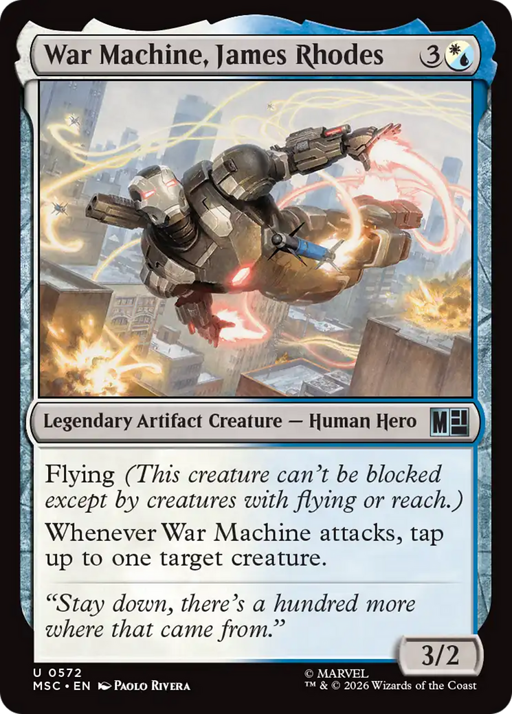 War Machine, Avenging Arsenal (Surge Foil) [Marvel Super Heroes Commander] | Clutch Gaming