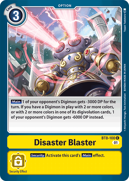 Disaster Blaster [BT8-100] [New Awakening] | Clutch Gaming