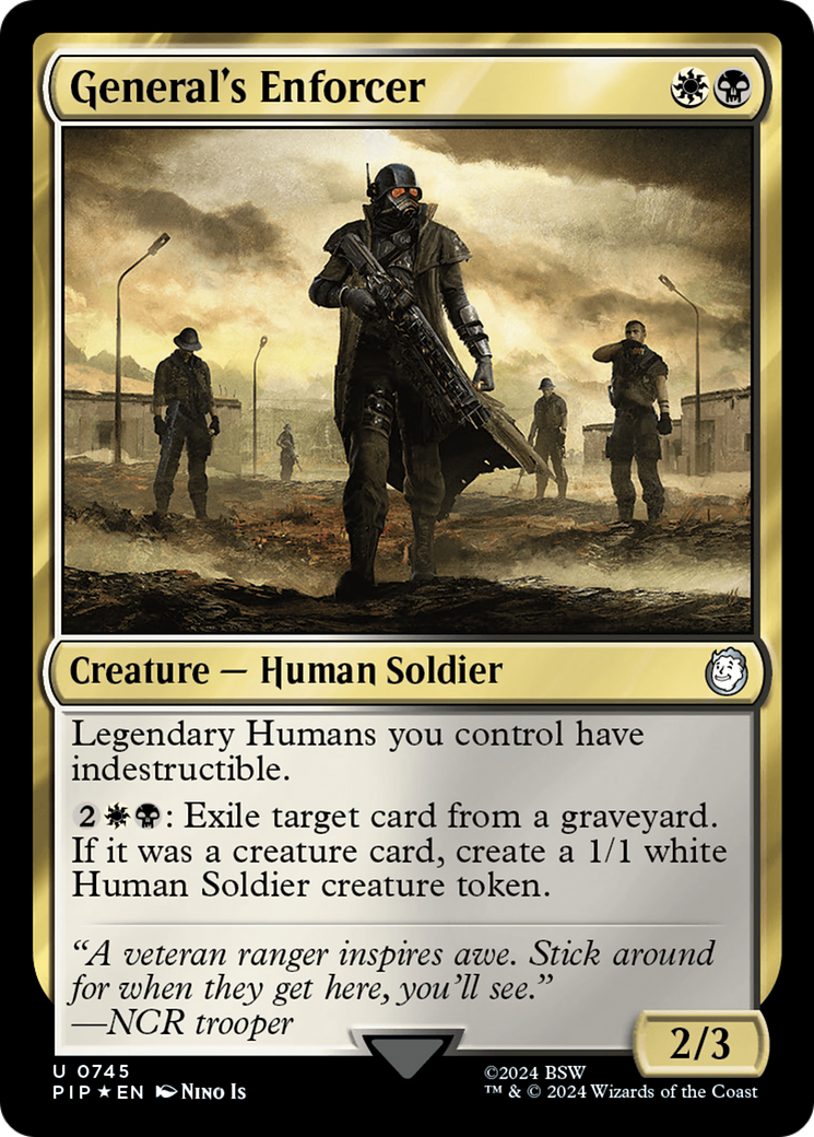 General's Enforcer (Surge Foil) [Fallout] | Clutch Gaming